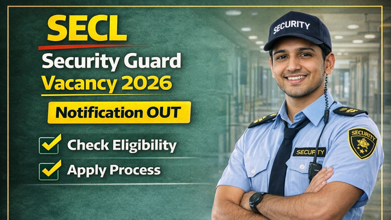 SECL Security Guard Vacancy 2026