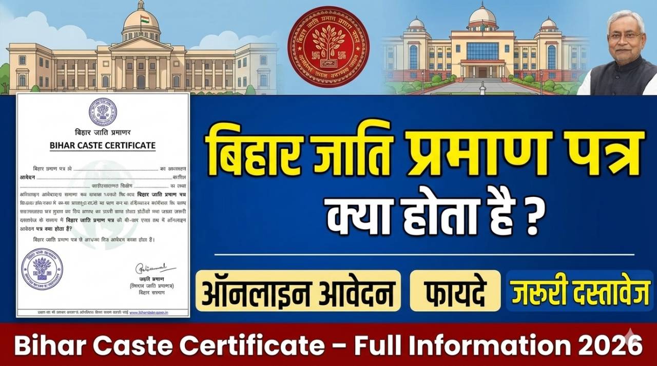 बिहार जाति प्रमाण पत्र क्या होता है