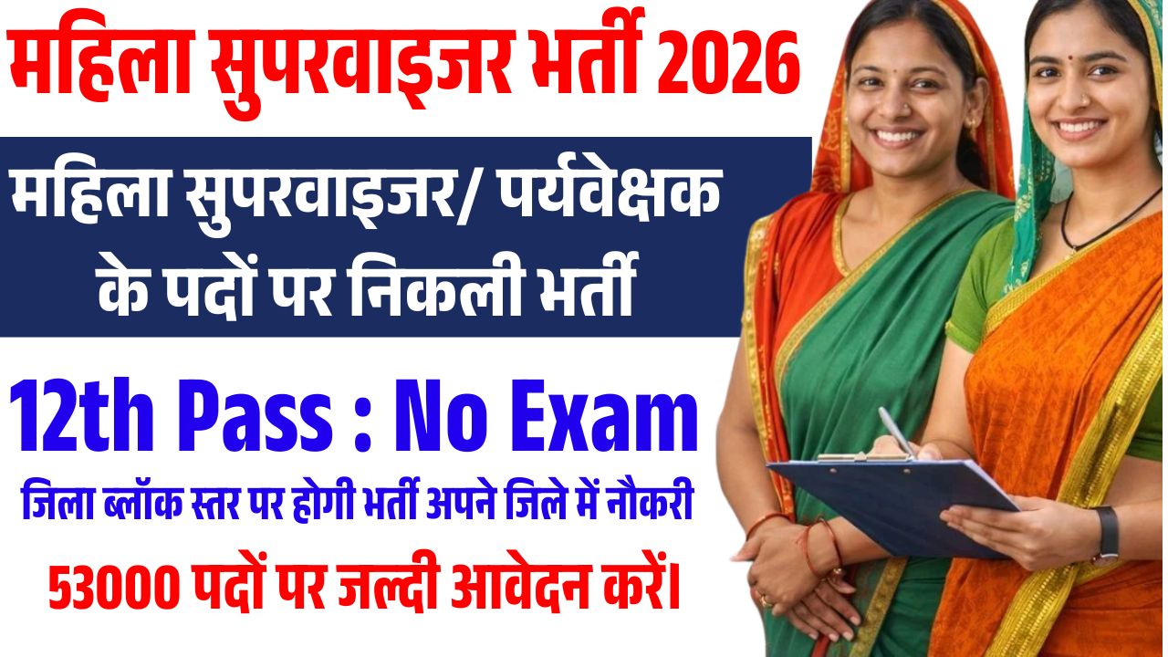 Anganwadi Recruitment 2026