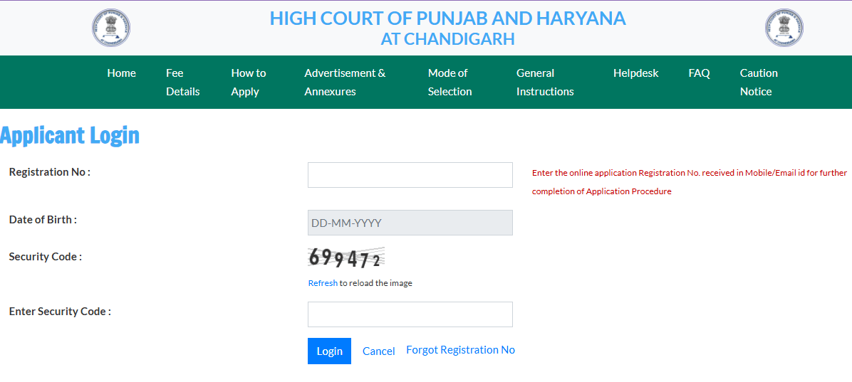 Chandigarh High Court Steno Typist Recruitment 2026