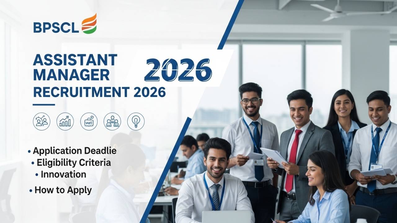BPSCL Assistant Manager Recruitment 2026, tum eska accoridng ak thumbanl ko crate kro jra