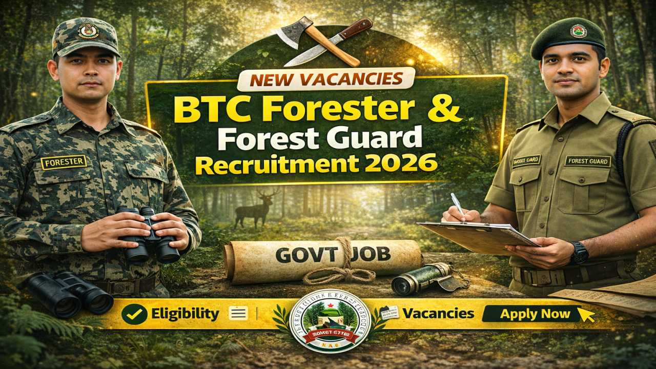BTC Forester and Forest Guard Vacancy 2026