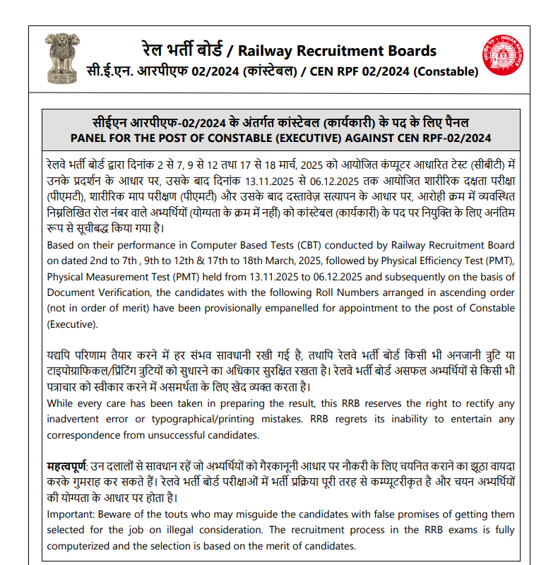 How to Download Final Panel List PDF 2026