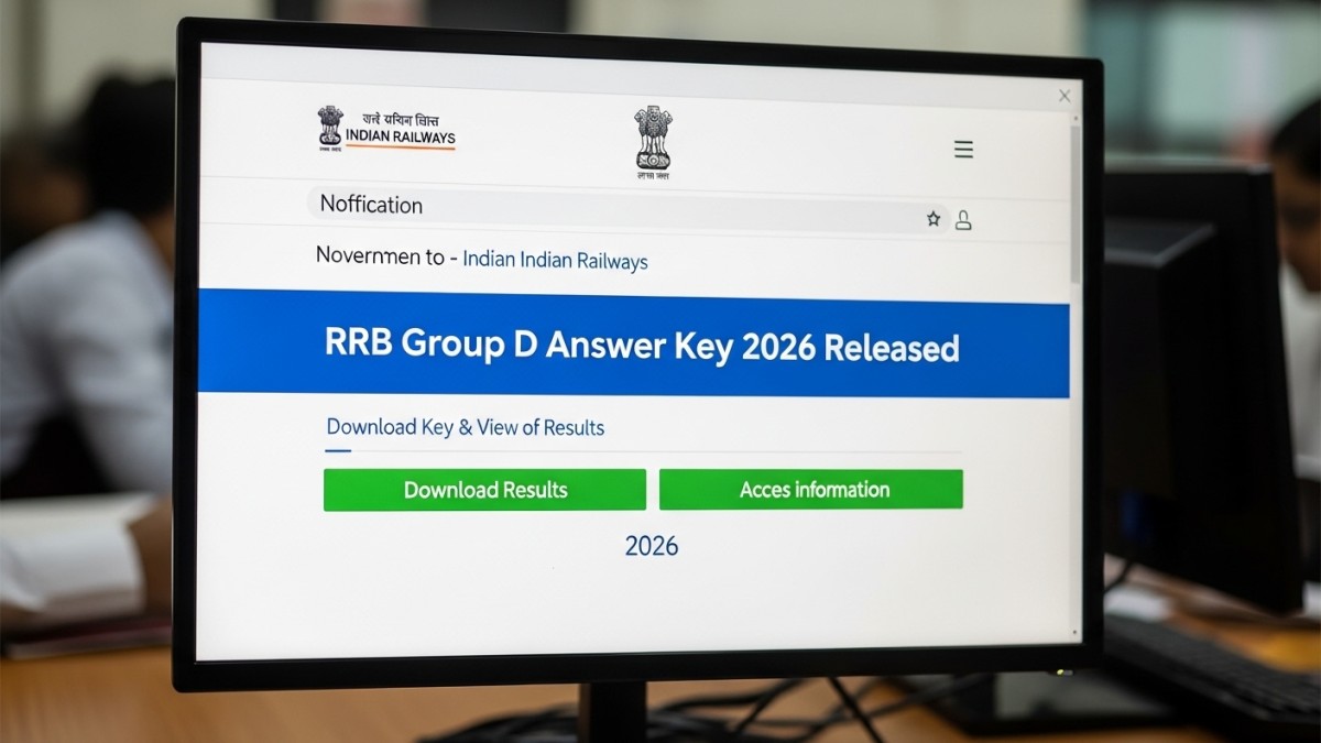 RRB Group D Answer Key 2026 जारी