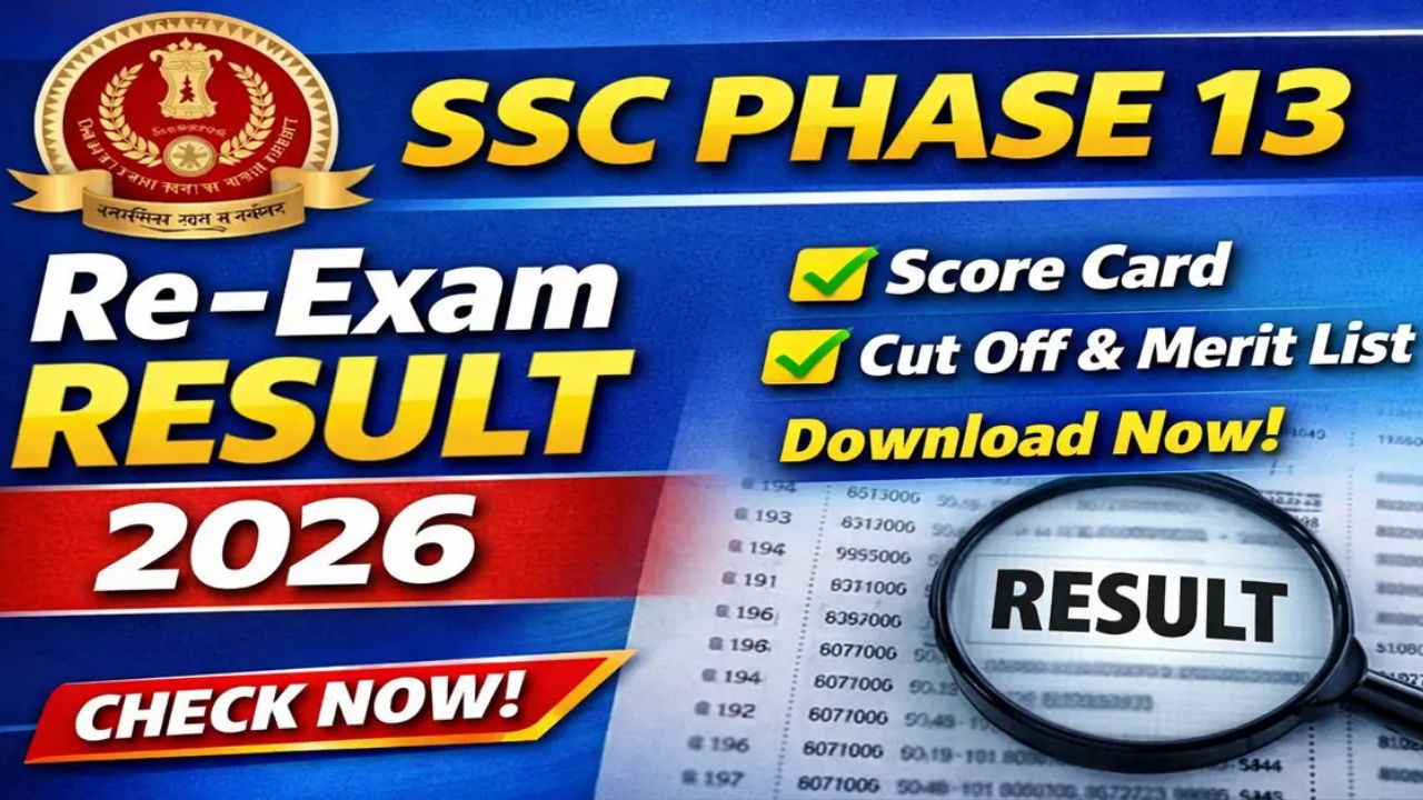 SSC Phase 13 Result 2026