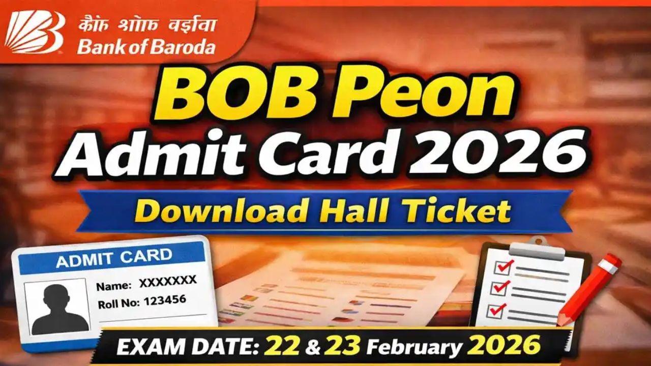 Bank of Baroda Office Attendant (Peon) Exam Date 2026