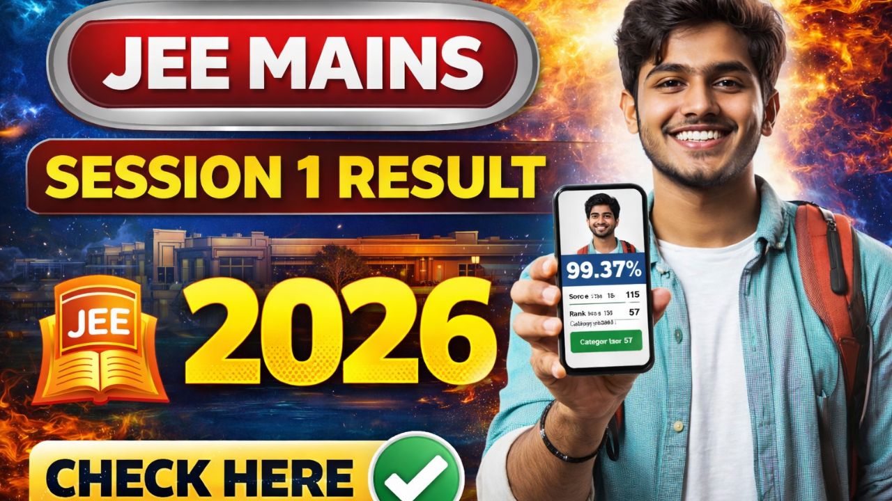 JEE Mains Session 1 Result 2026