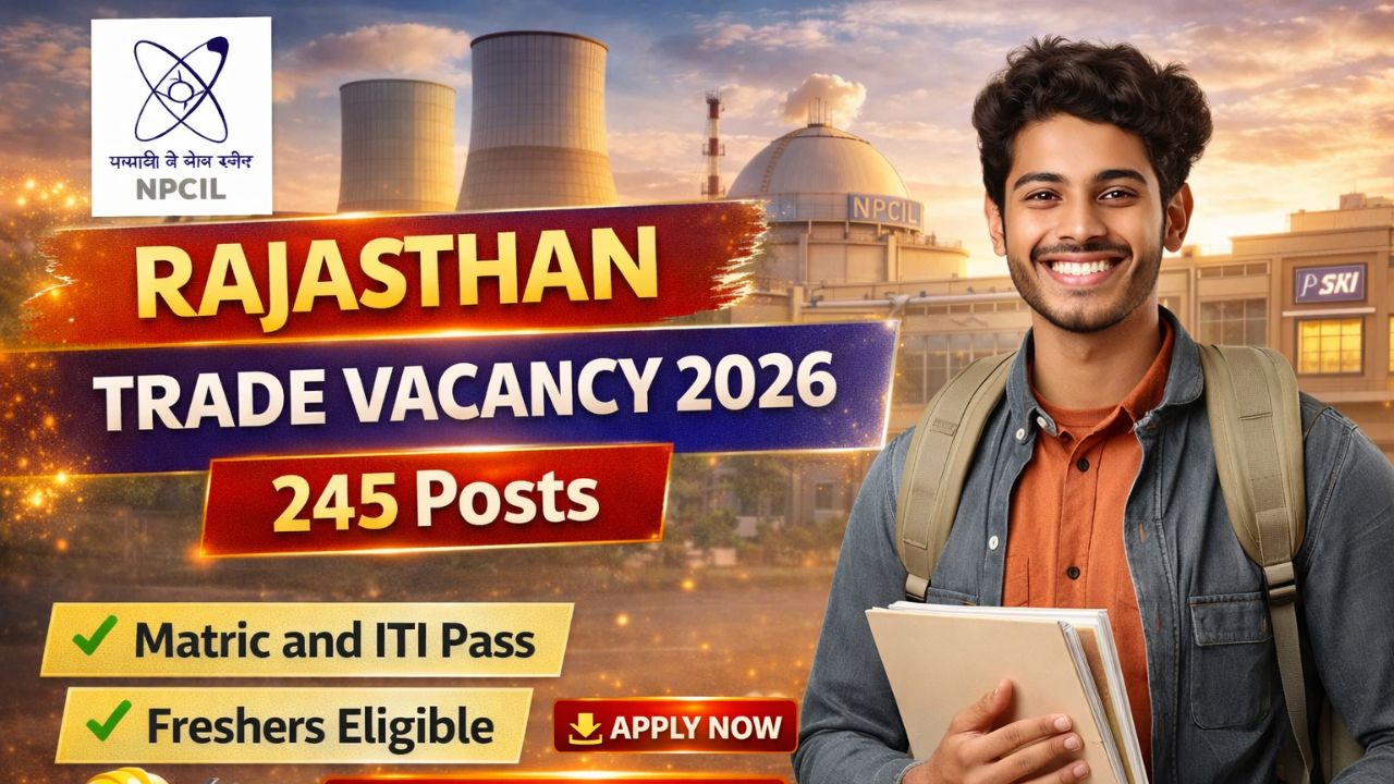 NPCIL Rajasthan Trade Vacancy 2026