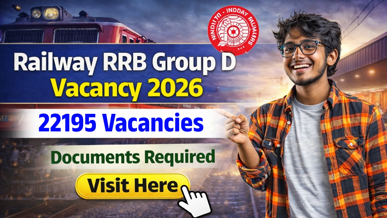 Railway RRB Group D Vacancy 2026 Documents Required