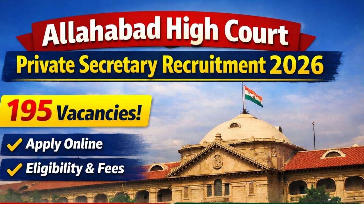 Allahabad High Court Private Secretary Recruitment 2026