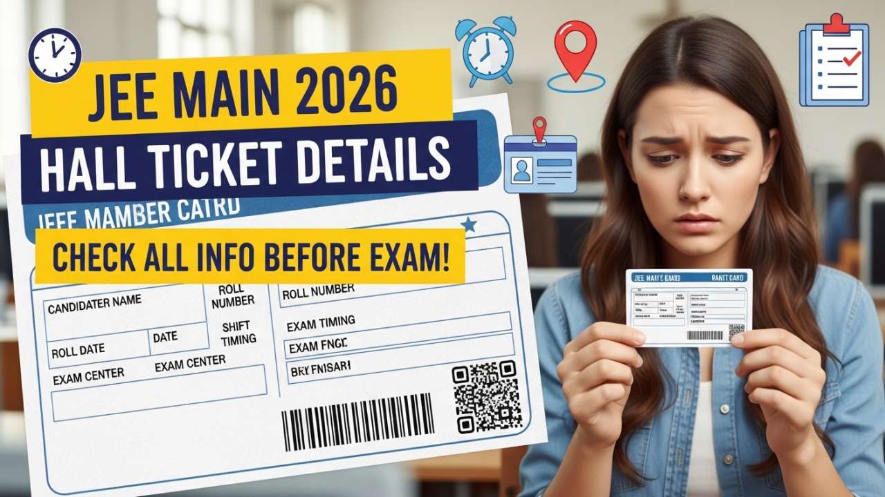 JEE Main 2026 Hall Ticket Details