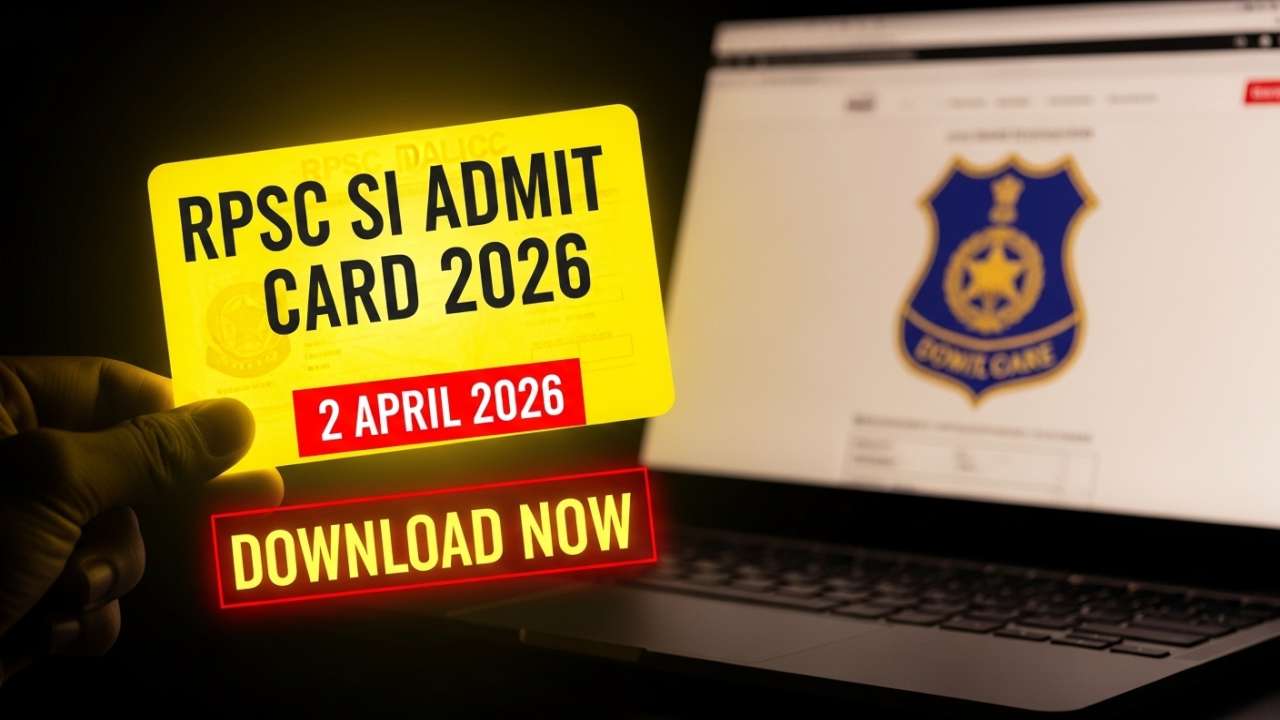 Rajasthan Police SI Admit Card 2026