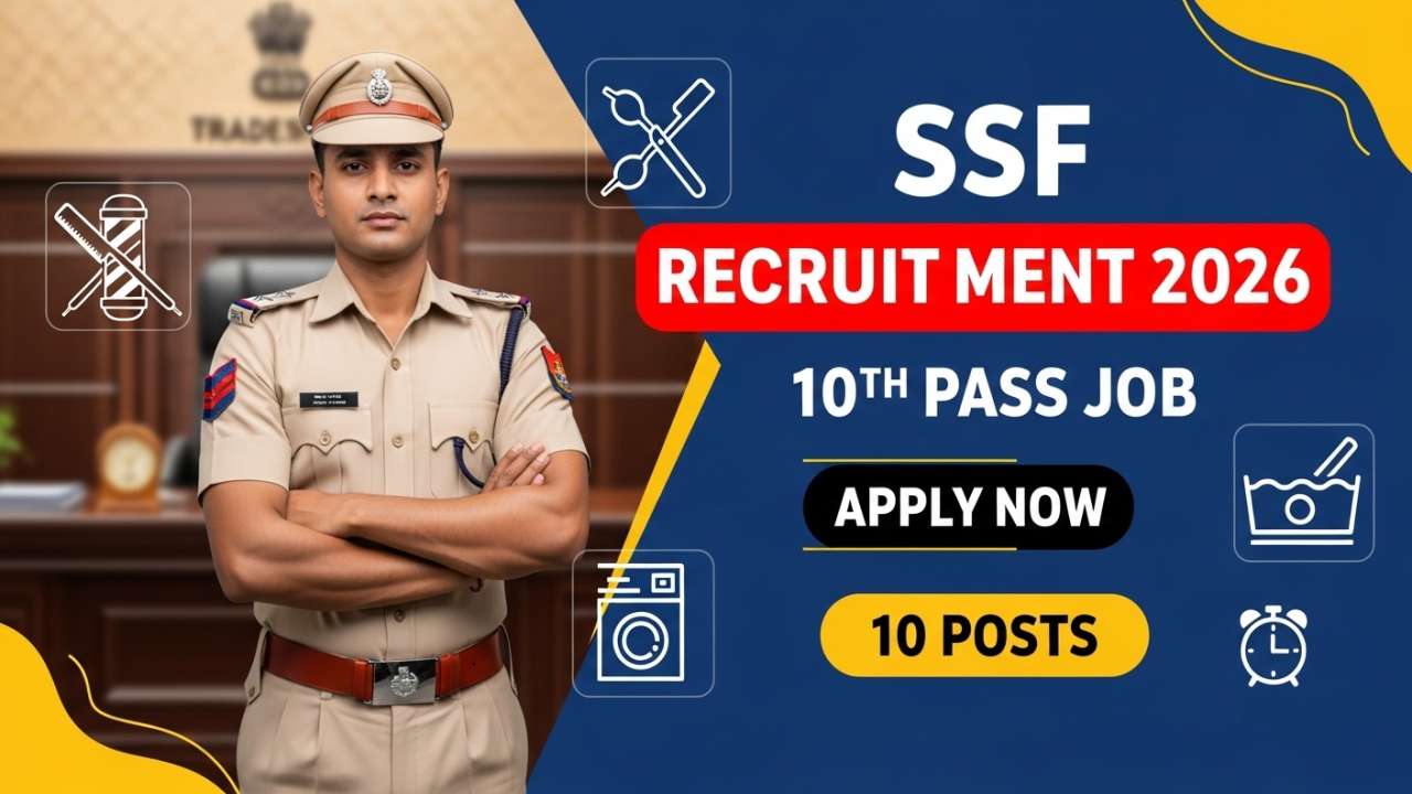 SSF Tradesman Recruitment 2026
