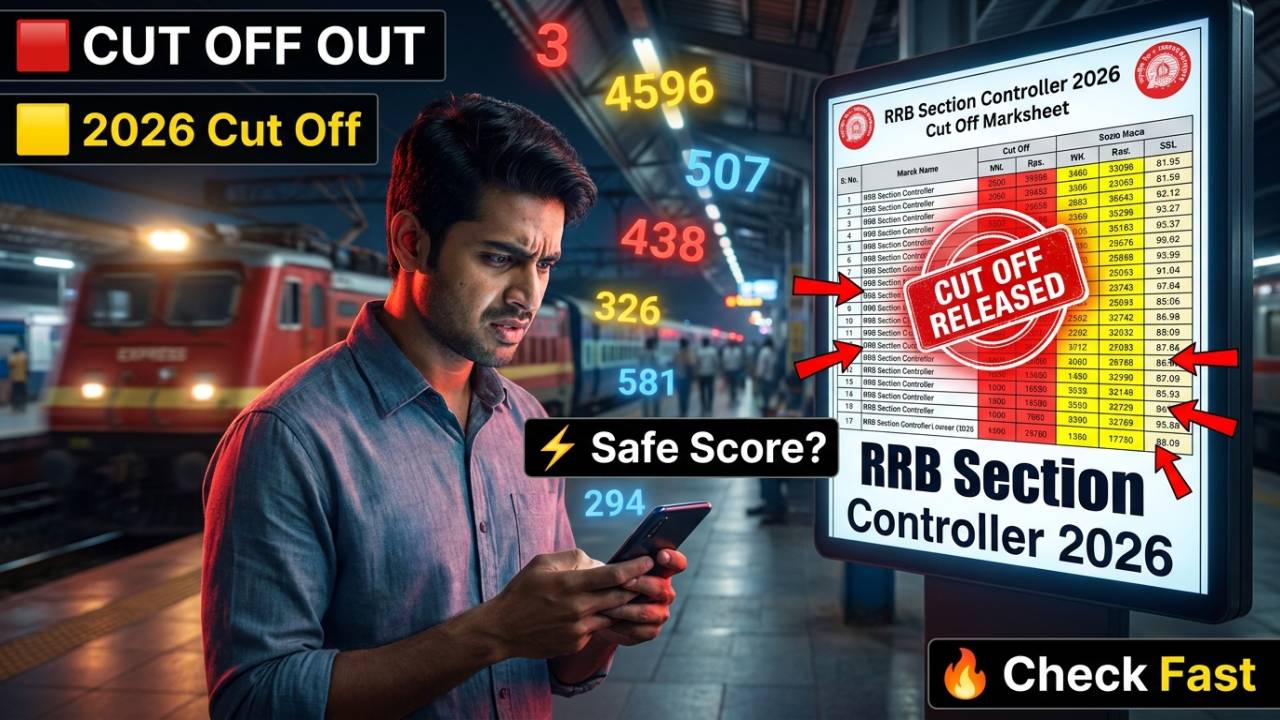 RRB Section Controller Cut Off 2026