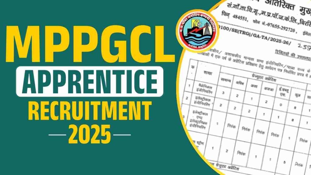 MPPGCL Apprentice Recruitment 2025