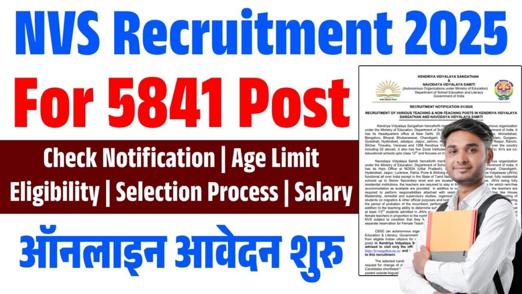 NVS Recruitment 2025
