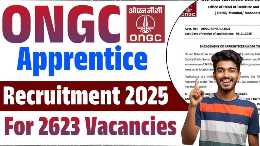 ONGC Apprentice Recruitment 2025