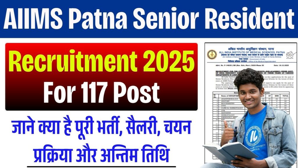 AIIMS Patna Senior Resident Recruitment 2025