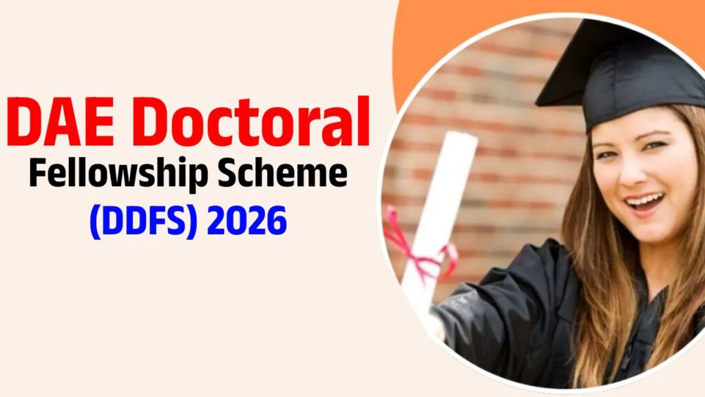 DAE Doctoral Fellowship Scheme (DDFS) 2026