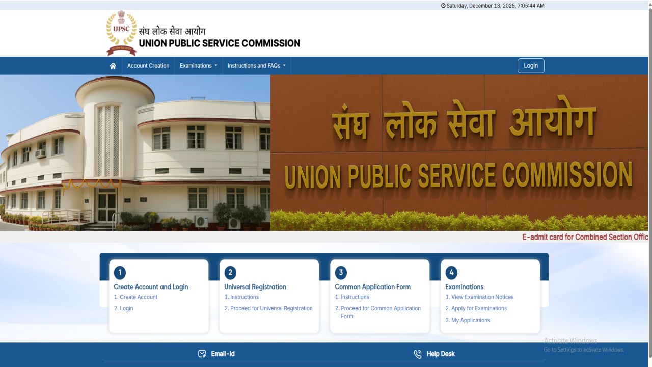UPSC NDA 2 Recruitment 2026