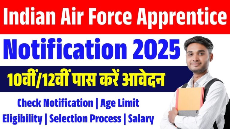 Indian Air Force Apprentice Recruitment 2025