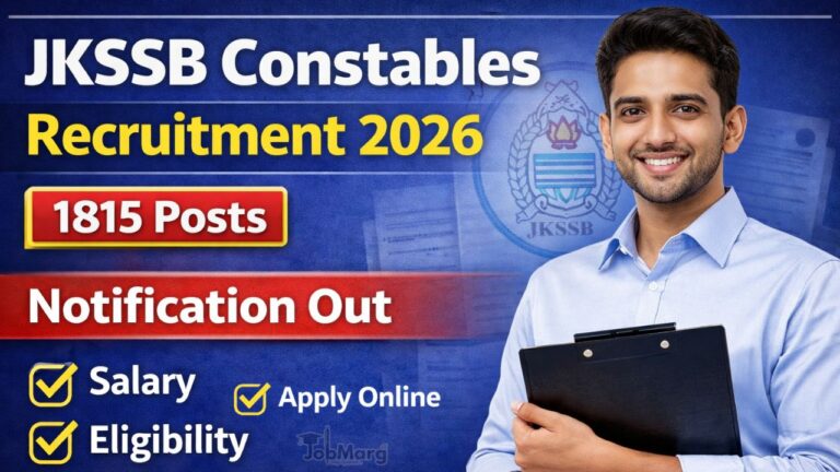 JKSSB Constables Recruitment 2026