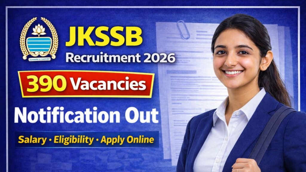 JKSSB Recruitment 2026