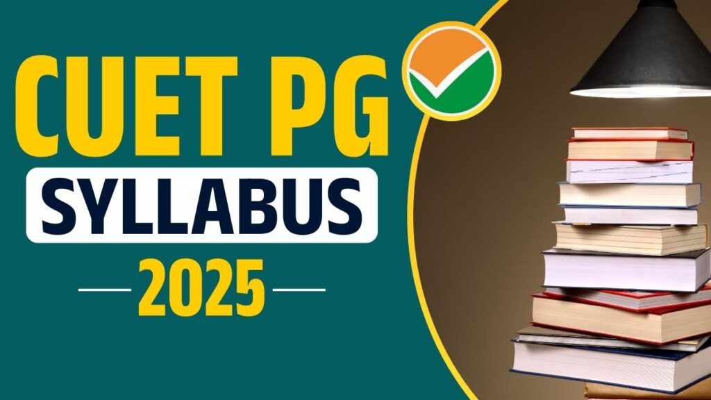 CUET PG Syllabus 2026
