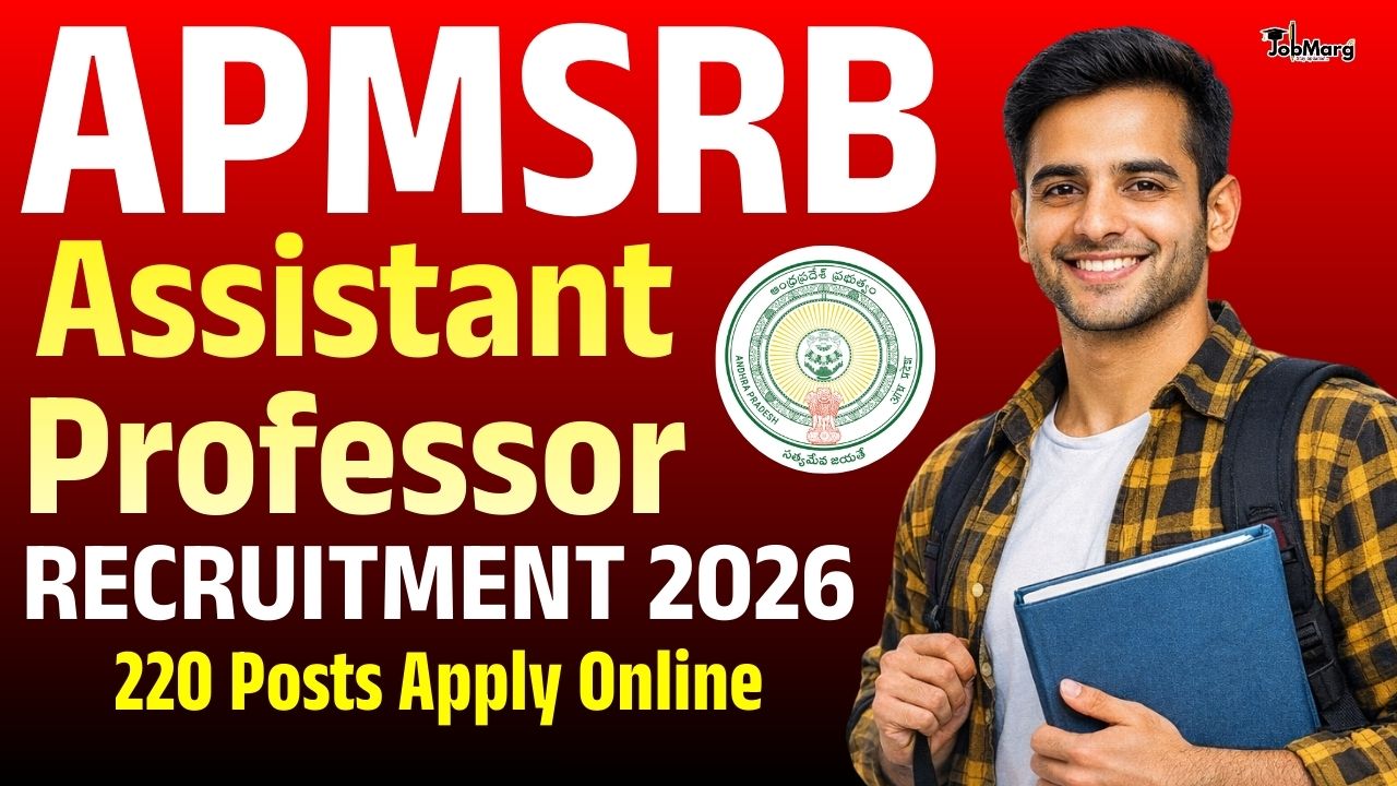 APMSRB Assistant Professor Recruitment 2026