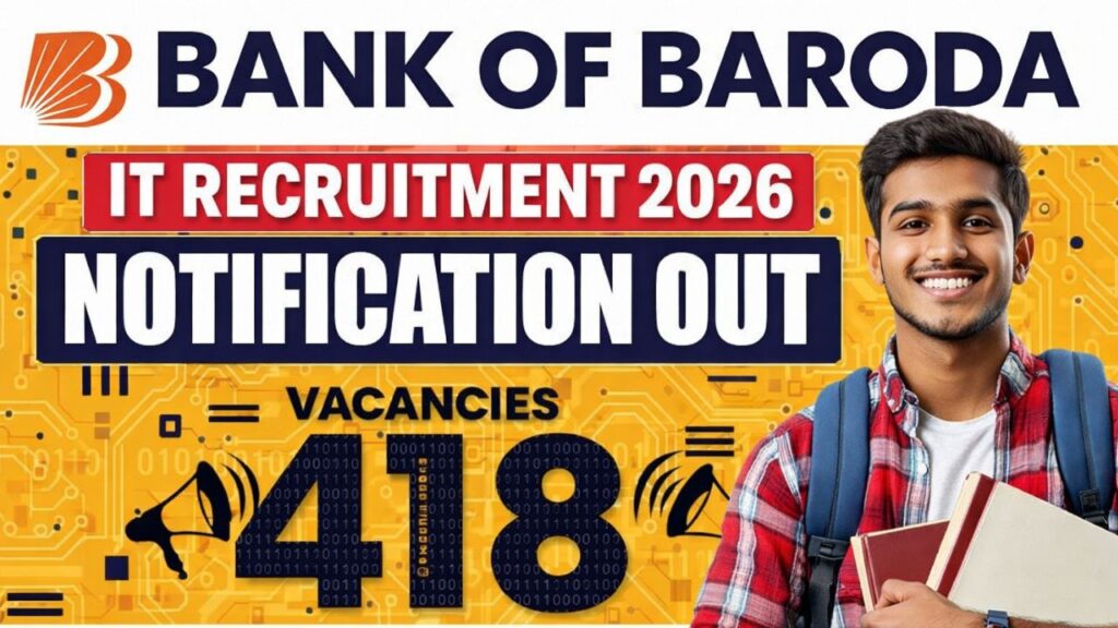 Bank of Baroda IT Department Recruitment 2026
