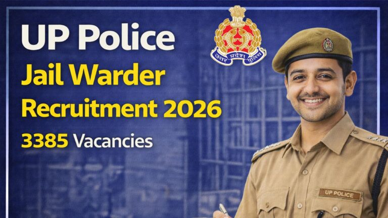 UP Police Jail Warder Recruitment 2026