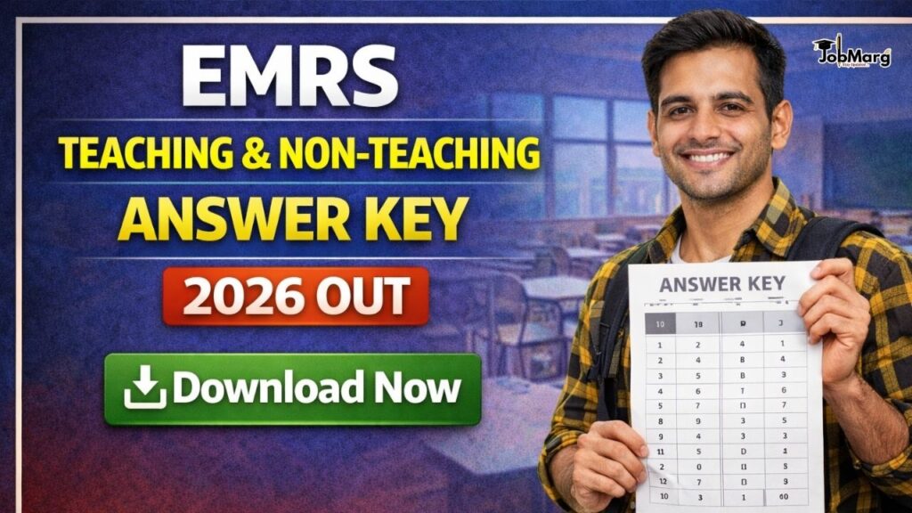 EMRS Teaching & Non-Teaching Answer Key 2026