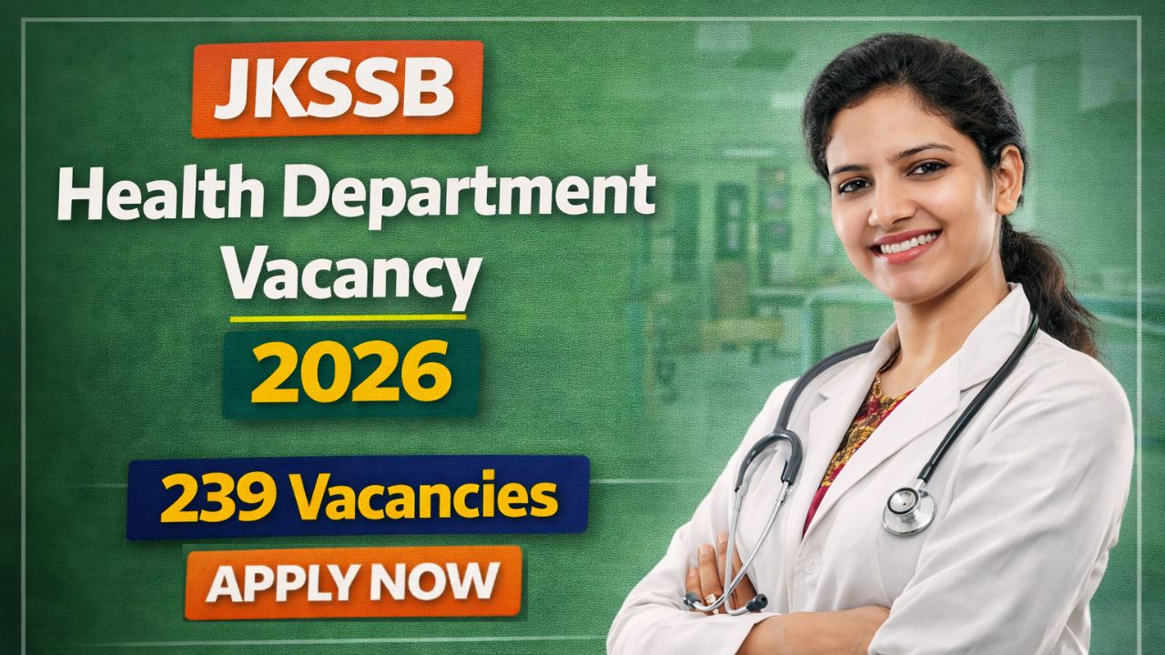 JKSSB Health Department Vacancy 2026