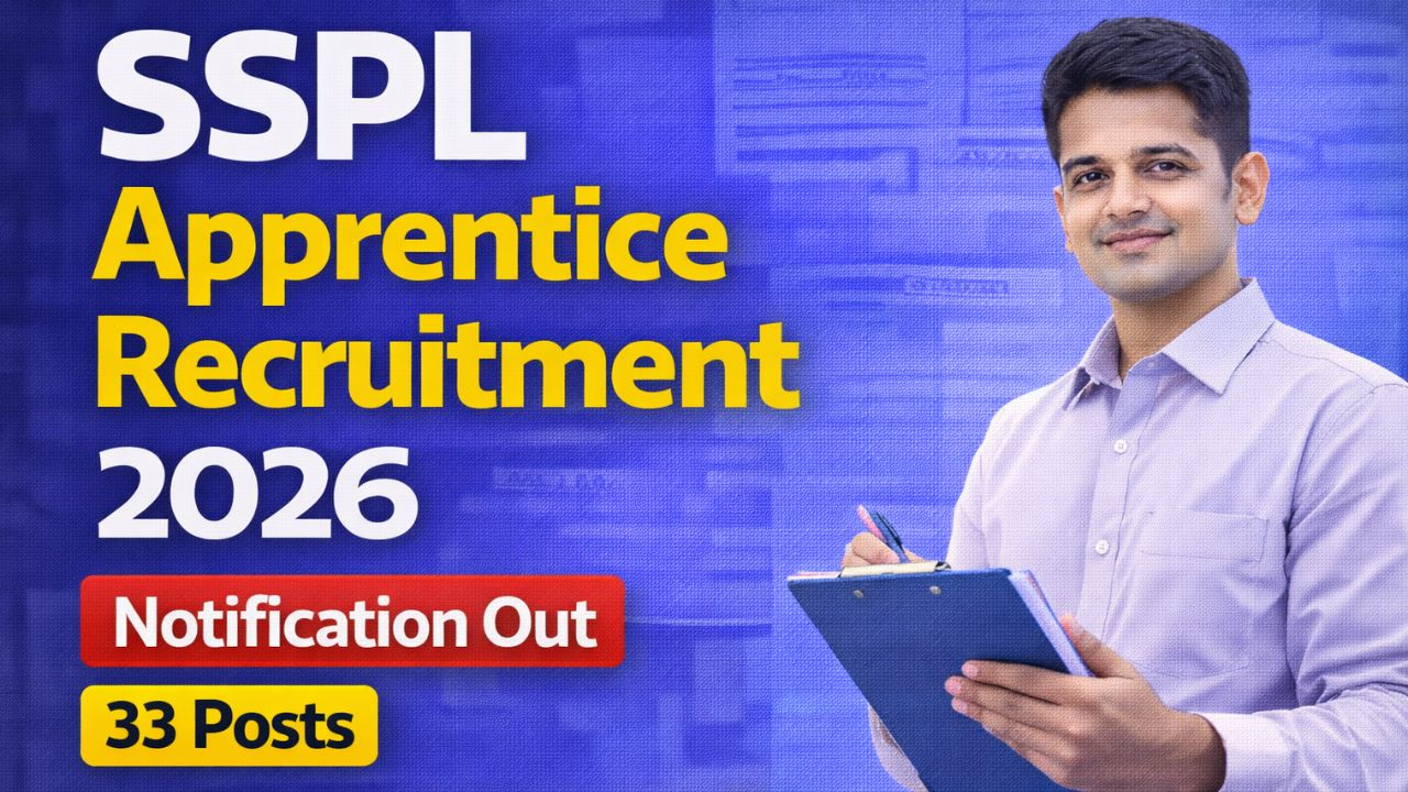 SSPL Apprentice Recruitment 2026