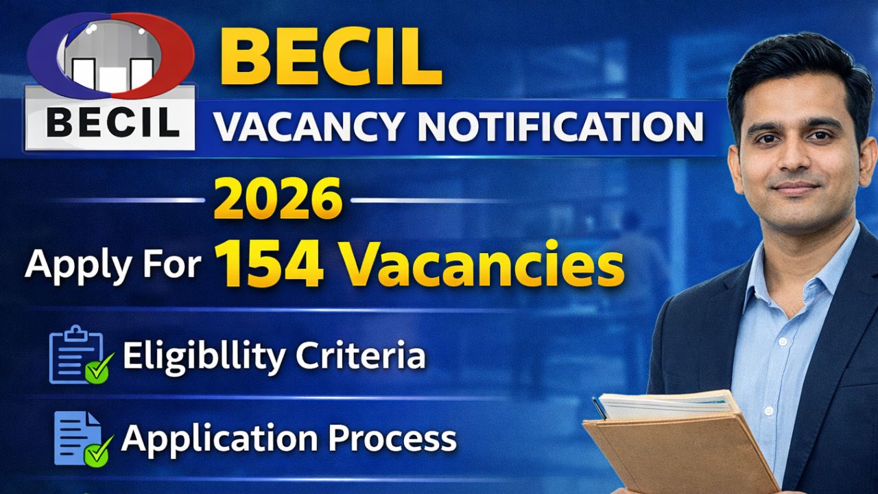 BECIL Vacancy Notification 2026
