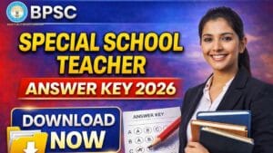BPSC Special School Teacher Answer Key 2026