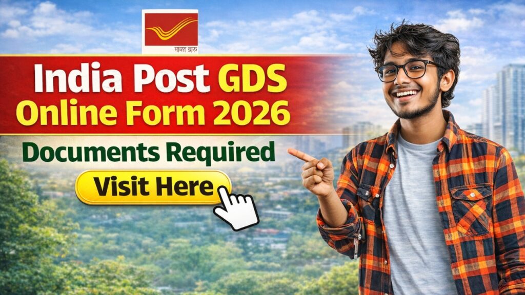 India Post GDS Online Form 2026 Documents Required