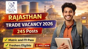 NPCIL Rajasthan Trade Vacancy 2026