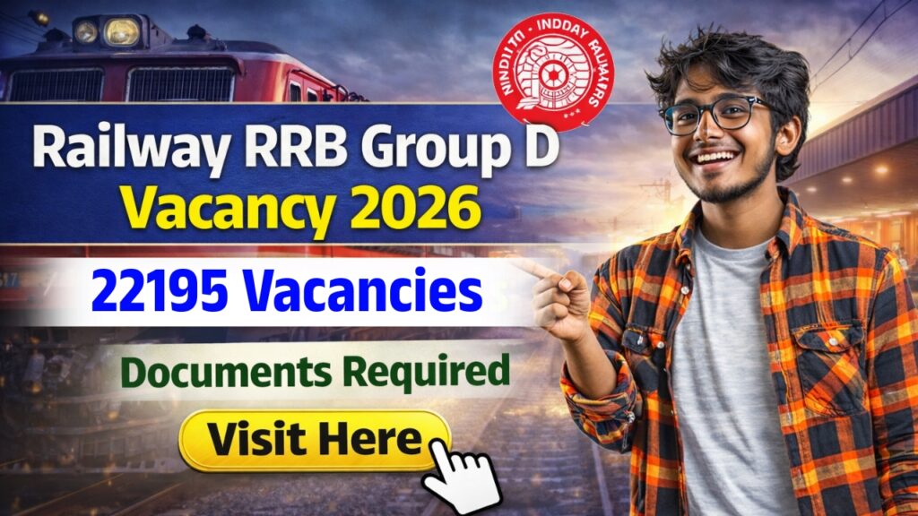 Railway RRB Group D Vacancy 2026 Documents Required