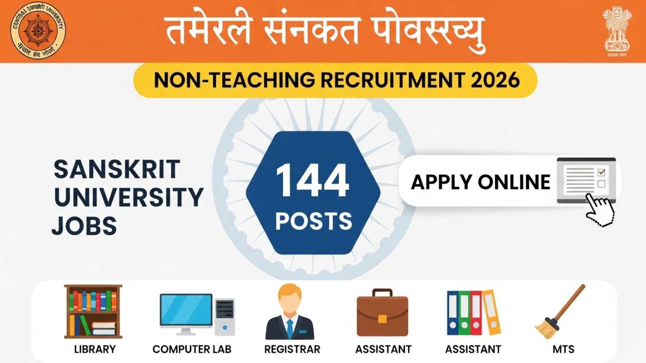 Central Sanskrit University Non-Teaching Recruitment 2026