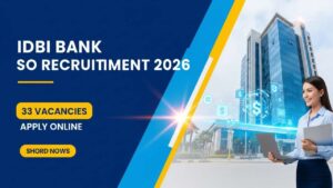 IDBI Bank SO Recruitment 2026