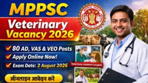 MPPSC Veterinary Vacancy 2026