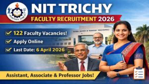 NIT Trichy Faculty Recruitment 2026