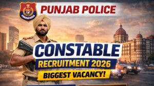 Punjab Police Constable Recruitment 2026