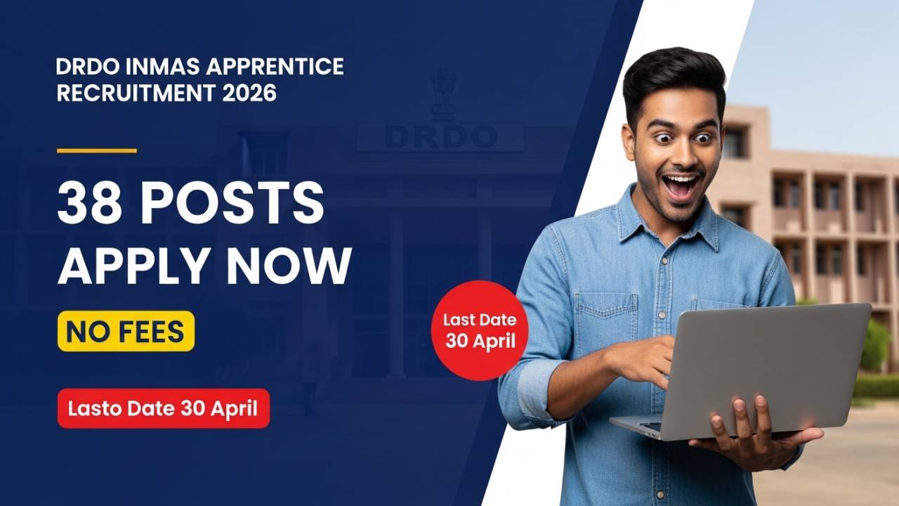 DRDO INMAS Apprentice Recruitment 2026