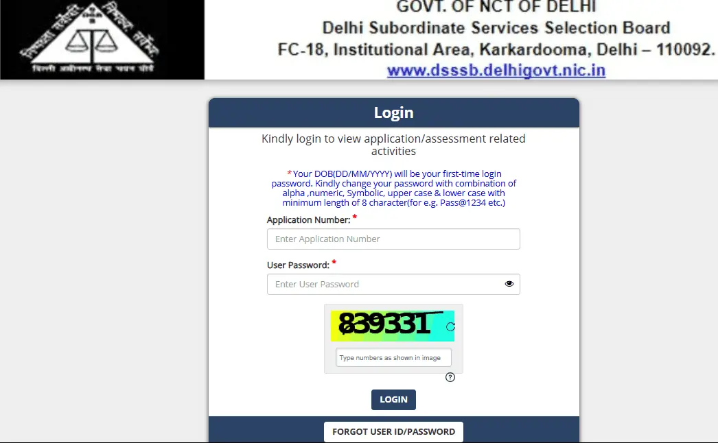 DSSSB Various Post Code Answer Key 2026