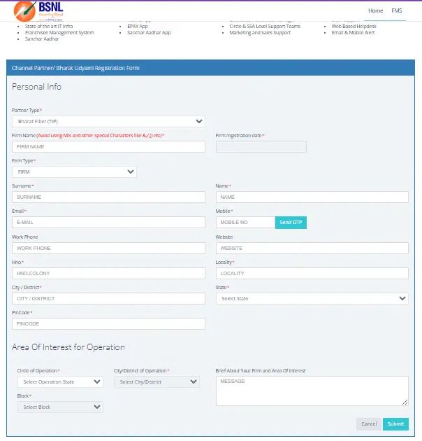 Bharat Net Udyami Yojana Online Apply 2026
