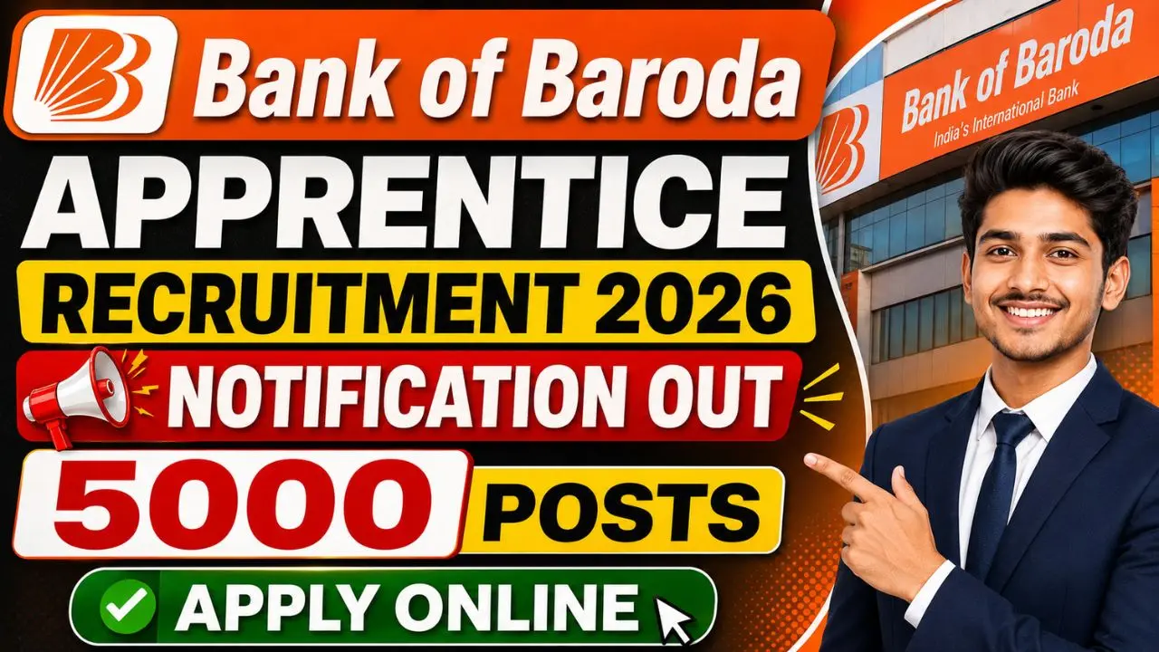 Bank of Baroda Apprentice Recruitment 2026