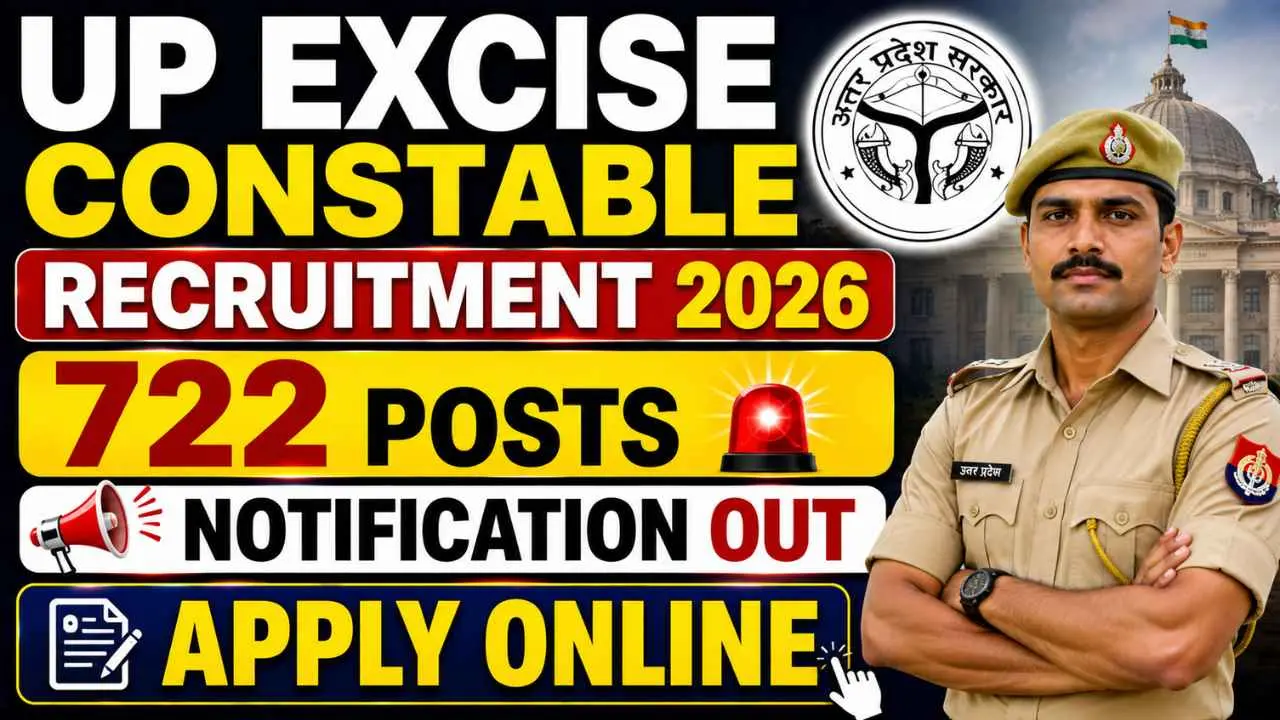 UP Excise Constable Recruitment 2026