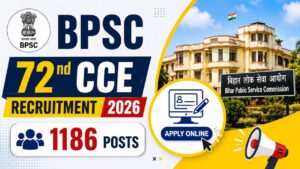 Bihar BPSC 72nd CCE Recruitment 2026